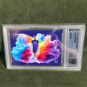 Custom Cooper Flag Blue Color Blast graded PCG gem mint 10! Mavericks
